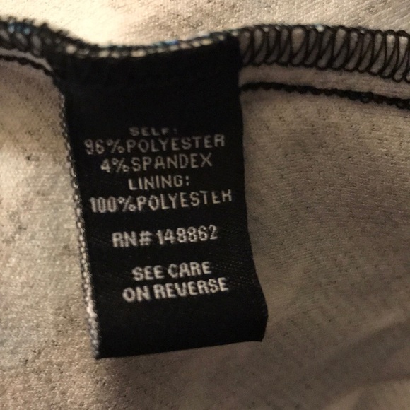 Sold TORRID 1X blue floral skater dress - Picture 8 of 8